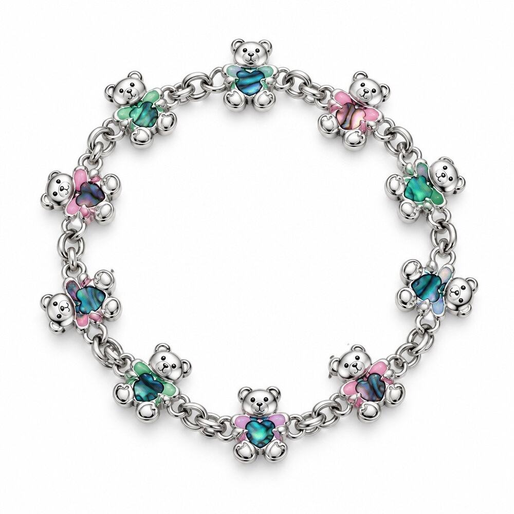 Vintage Abalone Link Bracelet